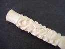 Precious Vintage Cigarette Holder Carved Bone/Ivory