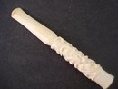 Precious Vintage Cigarette Holder Carved Bone/Ivory