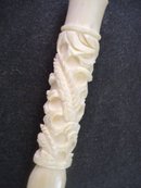 Precious Vintage Cigarette Holder Carved Bone/Ivory