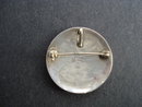 Exquisite Sterling Round Brooch/Pendant