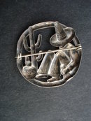 Lovely Sterling Silver Brooch Pin