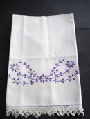 Embroidered Antique Towel Hand Embroidery