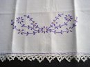 Embroidered Antique Towel Hand Embroidery