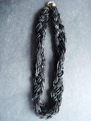 Black Bead Necklace