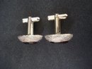 Silver Tone Cuff Links