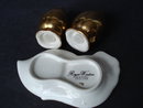 Salt Pepper and Tray Set by Royal Winton