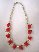 Magnificent Rhinestone Thermoset Necklace