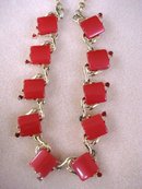 Magnificent Rhinestone Thermoset Necklace
