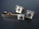Elks Fraternal Set Tie Clip and Cuff Links