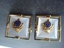 Elks Fraternal Set Tie Clip and Cuff Links
