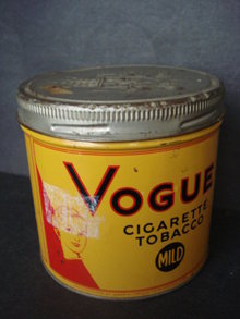 Cigarette Tobacco Tin - Vogue Mild