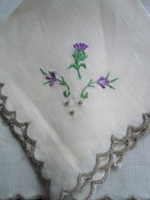 Embroidered Napkins Pair