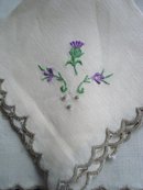 Embroidered Napkins Pair