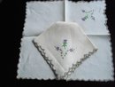 Embroidered Napkins Pair
