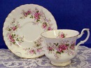 Beautiful English China Cup & Saucer LAVENDER