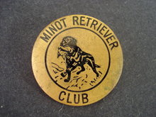 Retriever Dog Pin Minot Club