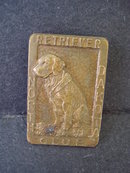 Rare Retriever Dog Club North Dakota Badge Pin Embossed
