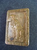 Rare Retriever Dog Club North Dakota Badge Pin Embossed