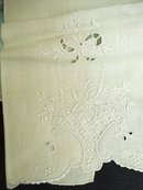 Madeira Guest Towel Hand Embroidered Linen