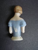 Lovely Antique Pincushion Half Doll Hand Painted