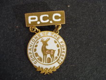 10k Gold Pin P.C.C. Companions of the Forest