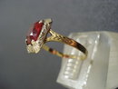 Gorgeous Gold Ring Garnet Size 8