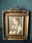 Victorian Framed Print Young Girl Peggy
