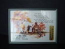 Vintage Advertising Picture with Thermometer