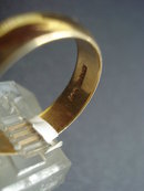 Wedding Band Wide Antique 14k