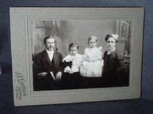 Antique Photo Family of Four