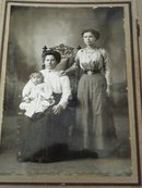 Victorian Photo Mother Child and Aunt