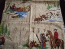 Fabric Canada Natives and RCMP Officer