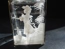 Mary Gregory Glass Perfume Bottle Decanter