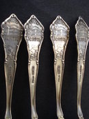 Antique Sterling Spoons Idaho Set of 4