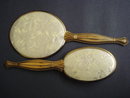 Antique Brush and Mirror Set