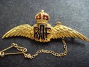 RAF Gold Pin - Golden Wings