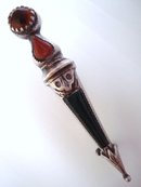 Antique Scottish Brooch Sterling Dirk Dagger