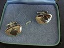 Sterling Cuff Links Black Alaska Diamond