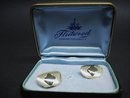 Sterling Cuff Links Black Alaska Diamond
