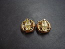 Marvelous Vintage Thermoset Earrings Shades of Brown and Beige