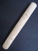 Special Vintage Ivory Cigarette Holder Hand Carved Dragon