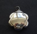 Antique Sterling Pendant Pill Box England