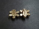 Antique Earrings Diamante Clip on