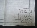 Drawn Thread Hankie Antique