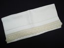 Antique Guest Towel with Knited Lace Border