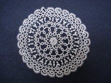 Antique Tatted Doily Miniature