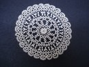 Antique Tatted Doily Miniature