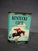 Tobacco Tin Box Kentucky Club