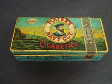 Players Cigarette Tin Box