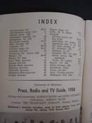 1958 Oklahoma Football Guide